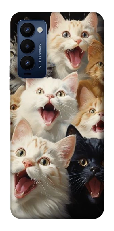Чохол на TECNO Camon 18 Pro Коти фото 1 з 1