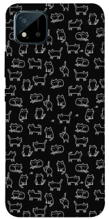 Чохол на Realme C20 Black Cats фото 1 Чохол на Realme C20 Black Cats фото 1 з 1