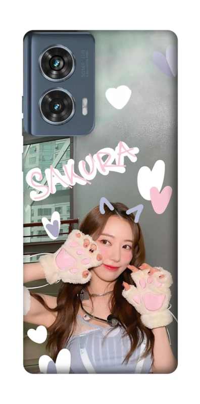 Чохол на Motorola Edge 50 Sakura - LE SSERAFIM фото 1 з 1