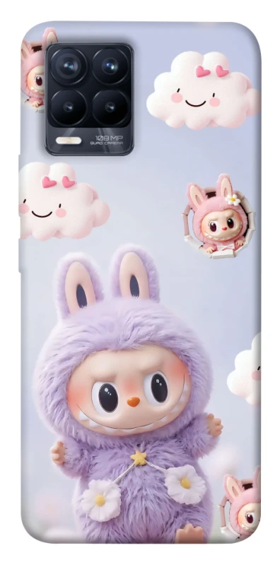 Чехол на Realme 8 Labubu & clouds фото 1 из 1