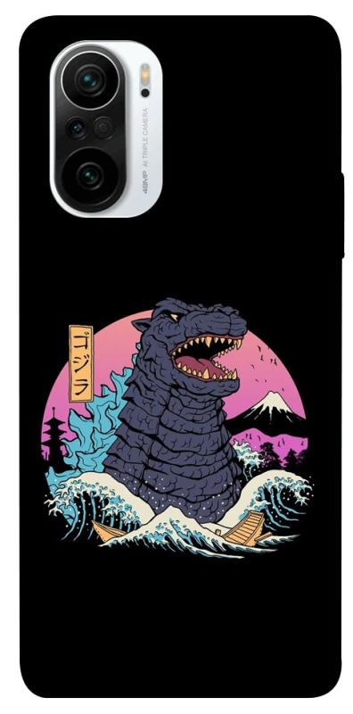 Чехол на Xiaomi Redmi K40 / K40 Pro / K40 Pro+ / Poco F3 Годзила фото 1 из 1