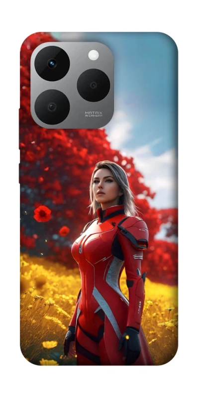 Чехол на Realme 15T Cyber space girl ver.5 фото 1 из 1