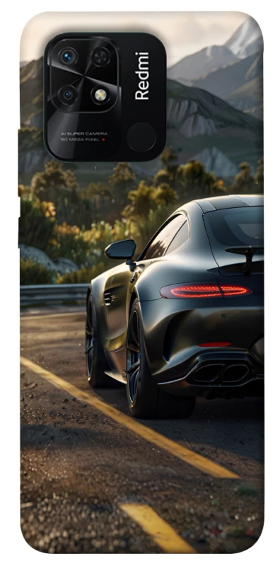 Чехол на Xiaomi Redmi 10C Car in the mountains фото 1 из 1