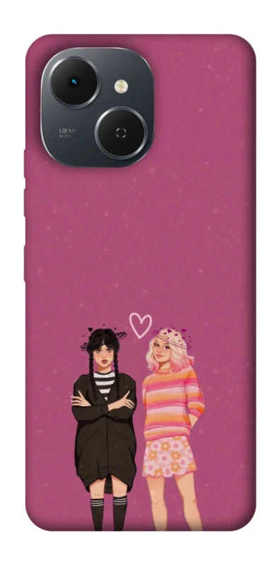 Чехол на TECNO Spark 40C Raven & Rainbow Wednesday фото 1 из 1