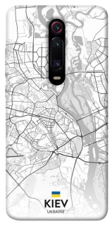Чехол на Xiaomi Redmi K20 / K20 Pro / Mi9T / Mi9T Pro Kiev white map фото 1 из 1
