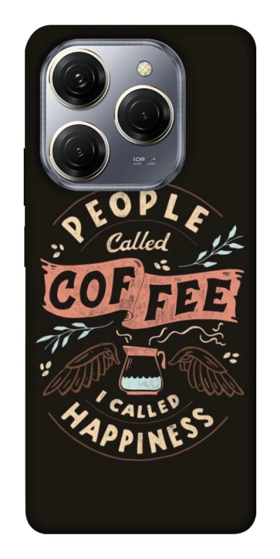 Чохол на TECNO Spark 20 Pro Сoffee happiness фото 1 з 1