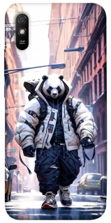 Чохол на Xiaomi Redmi 9A Панда кур'єр фото 1 з 1