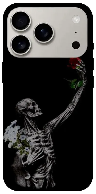 Чохол на Apple iPhone 18 Pro Skeleton vs Rose фото 1 з 2