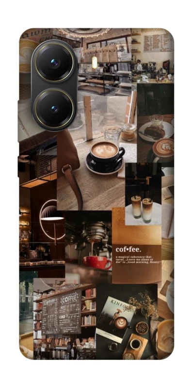 Чохол на Xiaomi Poco X7 Pro Coffee collage ver.2 фото 1 з 1