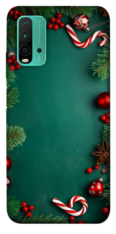 Чехол на Xiaomi Redmi Note 9 4G / Redmi 9 Power Новогодний v35 фото 1 из 1