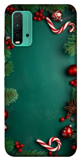 Чехол на Xiaomi Redmi Note 9 4G / Redmi 9 Power Новогодний v35 фото 1 из 1