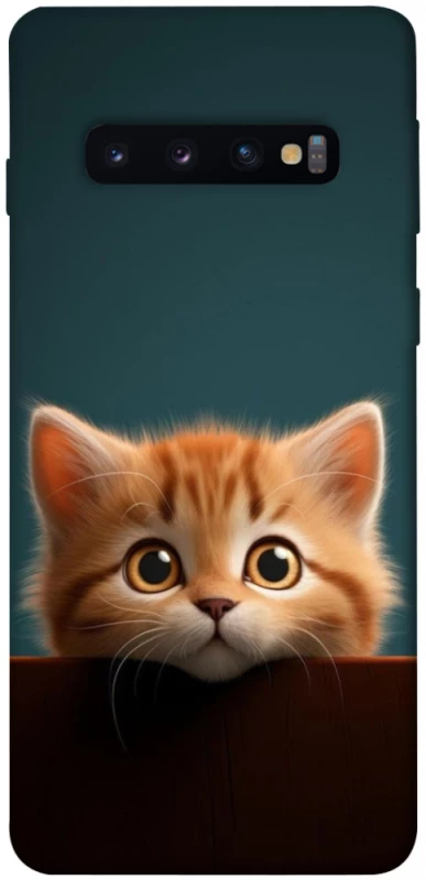 Чехол на Samsung Galaxy S10 Чехол Котёнок фото 1 из 1