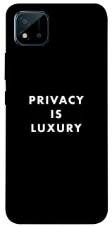 Чохол на Realme C11 (2021) Privacy is luxury фото 1 з 1