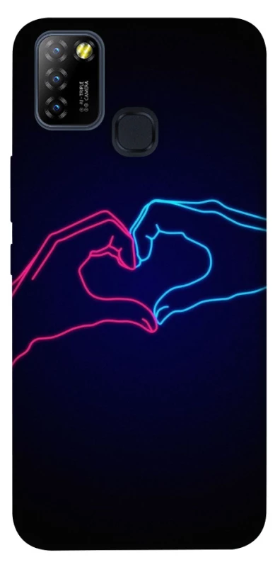 Чохол на Infinix Hot 10 Lite Neon love фото 1 з 1