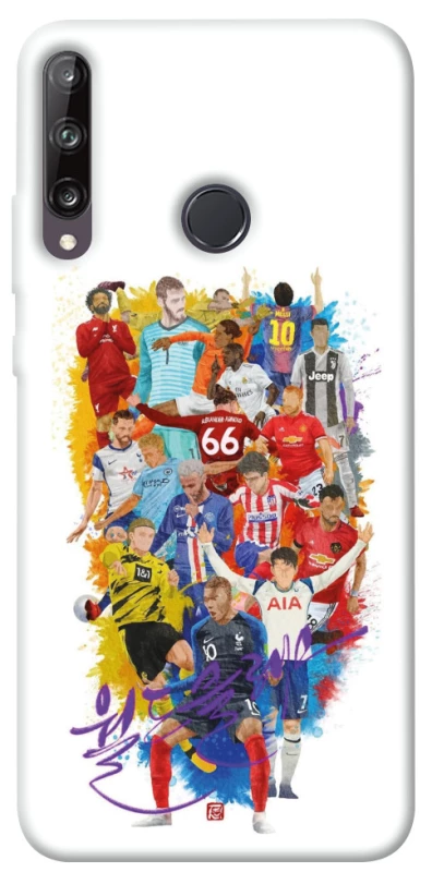 Чохол на Huawei P40 Lite E Football Abstract v2 фото 1 з 1