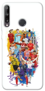Чохол на Huawei P40 Lite E Football Abstract v2 фото 1 з 1