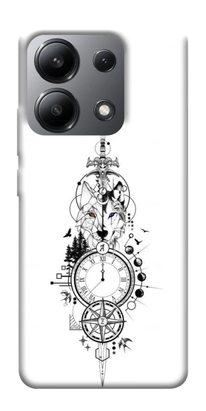 Чехол на Xiaomi Redmi Note 13 4G Tattoo ver.8 фото 1 из 1