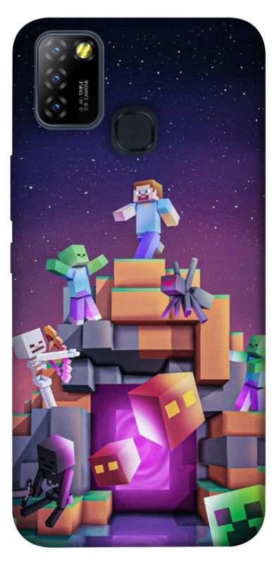 Чохол на Infinix Hot 10 Lite Minecraft aesthetics фото 1 з 1