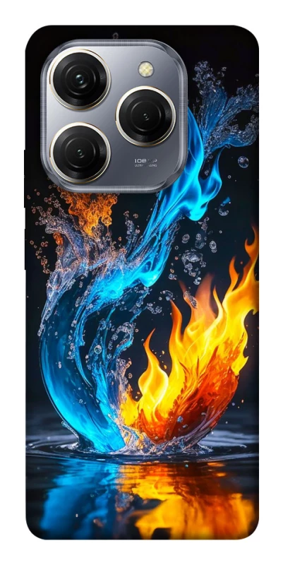 Чохол на TECNO Spark 20 Pro Water And Fire фото 1 з 1
