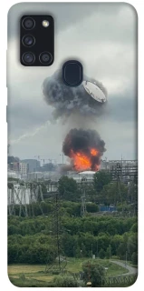 Чехол на Samsung Galaxy A21s Moscow never sleeps ver.4 фото 1 из 1