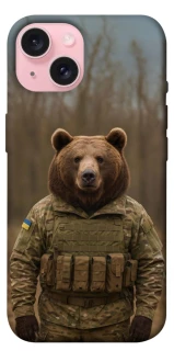 Чехол на Apple iPhone 15 (6.1") Медведь защитник фото 1 из 1