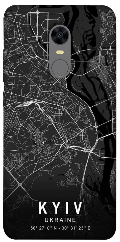 Чехол на Xiaomi Redmi 5 Plus / Redmi Note 5 (Single Camera) Kyiv map фото 1 из 1