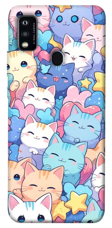 Чехол на ZTE Blade A51 Funny Kittens ver.3 фото 1 из 1