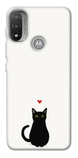Чохол на Motorola Moto E20 cat in love фото 1 з 1