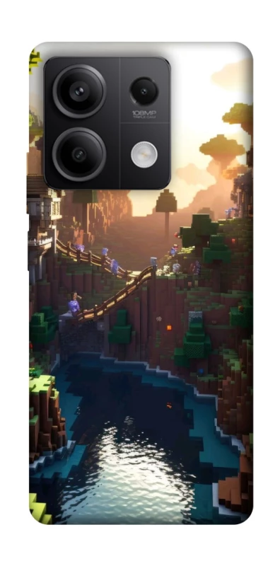 Чехол на Xiaomi Redmi Note 13 5G Minecraft sunset фото 1 из 1