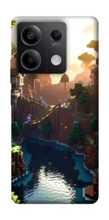 Чехол на Xiaomi Redmi Note 13 5G Minecraft sunset фото 1 из 1
