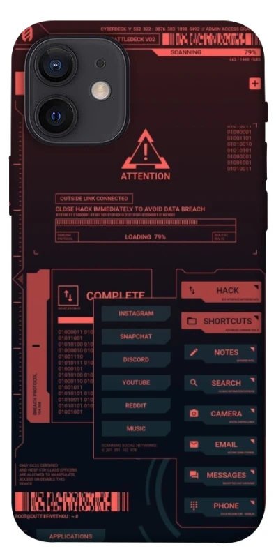 Чохол на Apple iPhone 12 (6.1") Attention фото 1 з 1