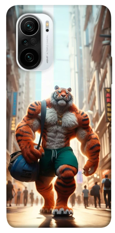 Чехол на Xiaomi Redmi K40 / K40 Pro / K40 Pro+ / Poco F3 Тигр фото 1 из 1