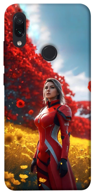 Чехол на Xiaomi Redmi Note 7 / Note 7 Pro / Note 7s Cyber space girl ver.5 фото 1 из 1