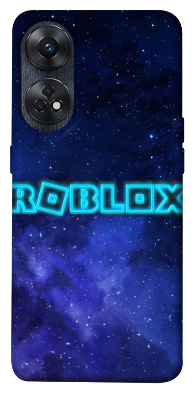 Чохол на Oppo Reno 8T 4G Roblox Space Logo Blue фото 1 з 1