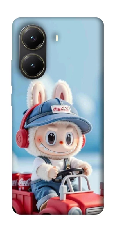 Чохол на Xiaomi Poco X6 Pro Labubu in the car фото 1 з 1