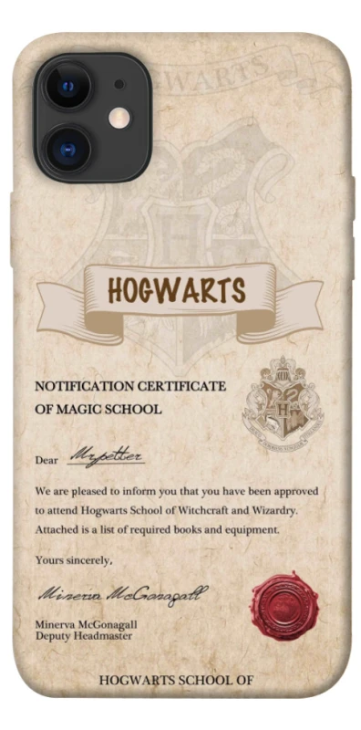 Чехол на Apple iPhone 11 (6.1") The Hogwarts acceptance letter фото 1 из 1