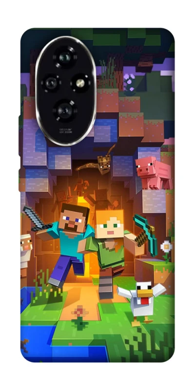 Чехол на Honor 200 Minecraft game фото 1 из 1