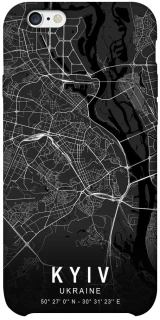 Чохол на Apple iPhone 6/6s plus (5.5") Kyiv map фото 1 з 1