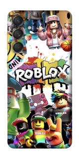 Чохол на Samsung Galaxy M55 Roblox Characters Collage фото 1 з 1