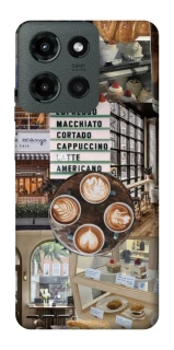 Чохол на Motorola Moto G Power (2025) Coffee collage ver.5 фото 1 з 1