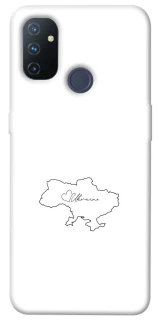 Чохол на OnePlus Nord N100 Ukraine map фото 1 з 1