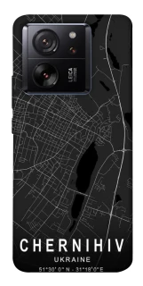 Чохол на Xiaomi 13T Chernihiv map фото 1 з 1