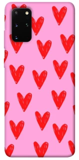 Чехол на Samsung Galaxy S20+ Red hearts 2 фото 1 из 1