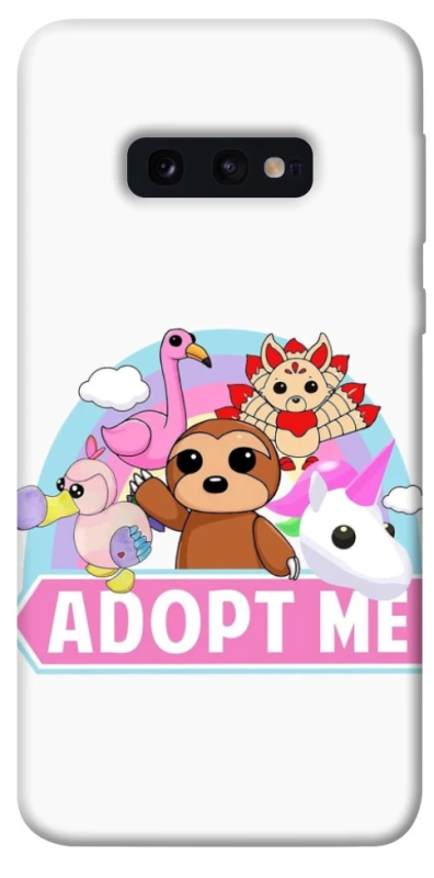 Чехол на Samsung Galaxy S10e Adopt Me Pets Logo фото 1 из 1