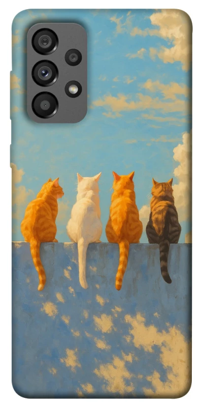 Чохол на Samsung Galaxy A73 5G cats on wall фото 1 з 1