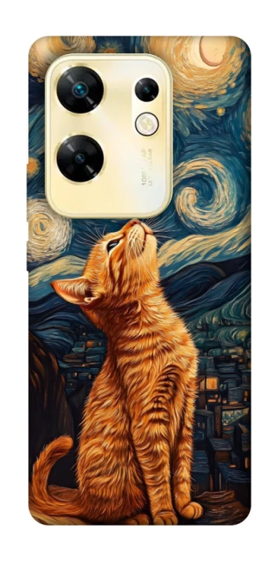 Чохол на Infinix Zero 30 4G van gogh cat фото 1 з 1