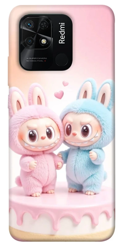 Чехол на Xiaomi Redmi 10C Labubu Twins фото 1 из 1