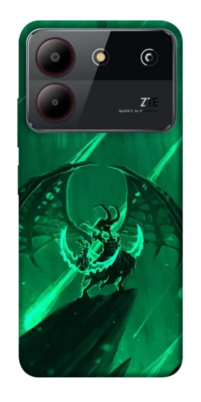 Чехол на ZTE Blade A54 4G Warcraft Illidan фото 1 из 1