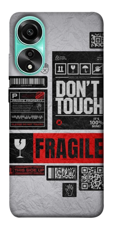 Чехол на Oppo A78 4G Don't touch фото 1 из 1