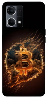 Чохол на Oppo Reno 7 4G Smoky Bitcoin фото 1 з 1